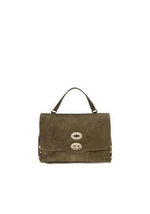 Zanellato Brown Suede Leather Handbag