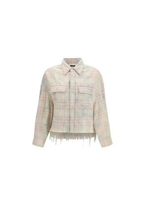 R13 Beige Denim Shirt - M