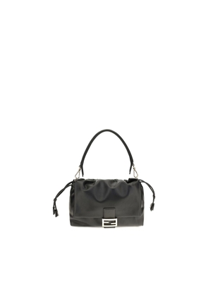 Fendi Black Calf Leather Bos Taurus Shoulder Bag