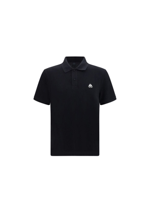Moose Knuckles Black Cotton Polo Shirt - L