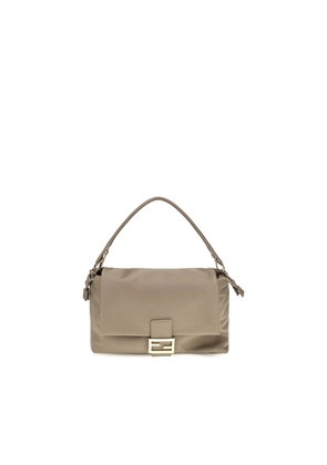 Fendi Beige Calf Leather Bos Taurus Shoulder Bag