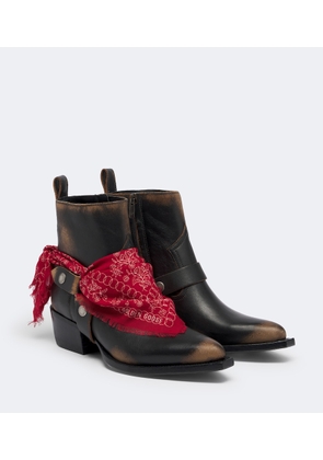 Golden Goose Debbie leather cowboy boots