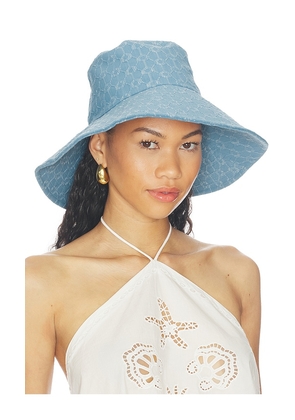 DEVON WINDSOR Sun Hat in Blue.