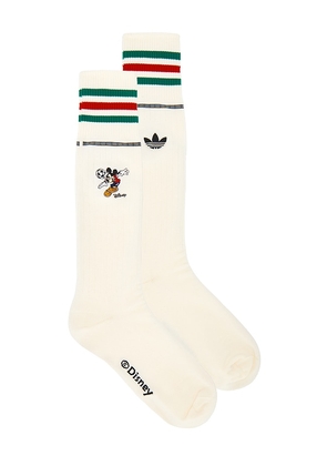 adidas Originals x Brain Dead x Disney Socks in White. Size L. Also in S.