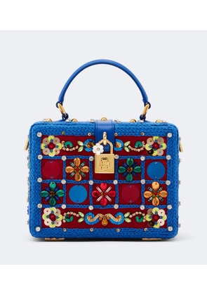 Dolce&Gabbana Dolce Box beaded box bag