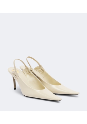 Saint Laurent Anne-Marie leather slingback pumps