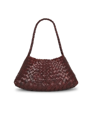 Dragon Diffusion Rosanna Shoulder Bag in Burgundy.