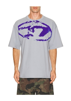 Diesel T-Boxt-N14 Shirt in Grey. Size S. Also in M, L, XL/1X, XXL/2X.