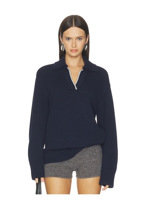 ALIGNE Judith Merino Jumper in Navy. Size XS. Also in S, M, L, XL.