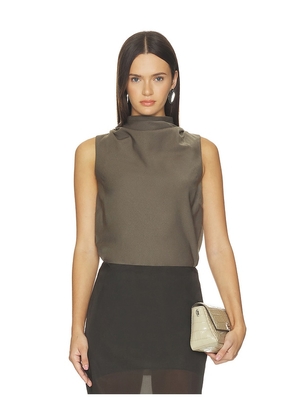 ET OCHS Monroe Bodysuit in Brown. Size 0. Also in 2, 4, 6, 8, 10.