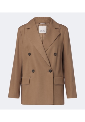 'S Max Mara Double-breasted virgin wool blazer
