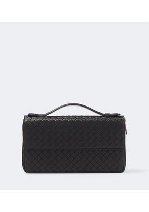 Bottega Veneta Intrecciato leather pouch