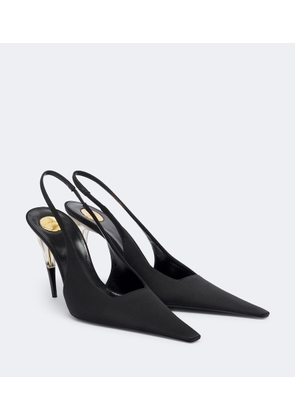 Saint Laurent Goya satin slingback pumps