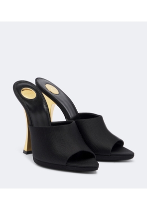 Saint Laurent Leon satin mules