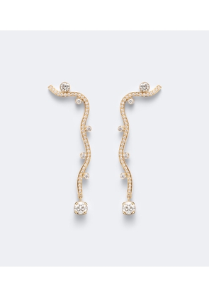 Sophie Bille Brahe Grand Ocean Etoile 18kt gold earrings with diamonds