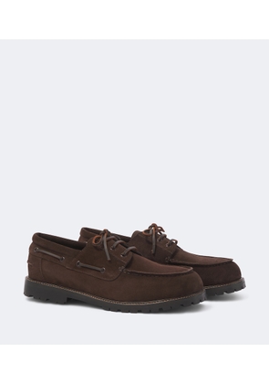 Studio Nicholson Guston suede boat shoes