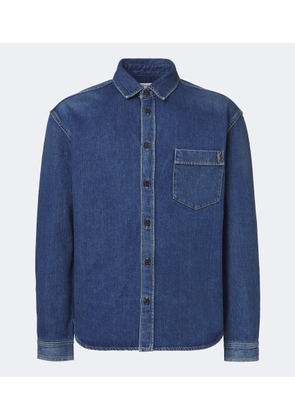 Saint Laurent Cassandre denim shirt