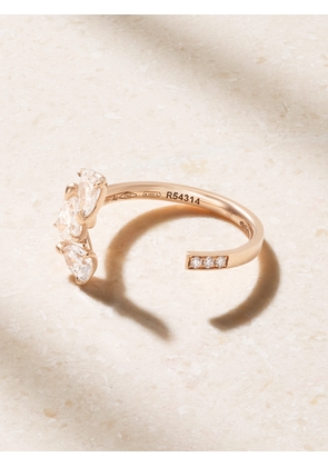 Repossi - Serti Sur Vide 18-karat Rose Gold Diamond Ring - 52,54