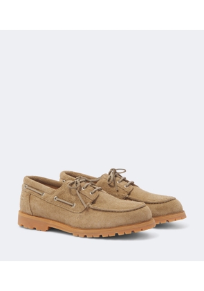 Studio Nicholson Guston suede boat shoes