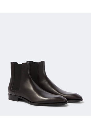 Saint Laurent Aurelien leather Chelsea boots