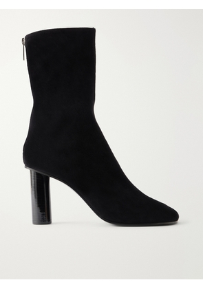 Paris Texas - Alice Suede Ankle Boots - Black - IT36,IT36.5,IT37,IT37.5,IT38,IT38.5,IT39,IT39.5,IT40,IT40.5,IT41,IT41.5,IT42
