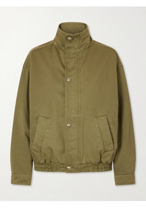 Nili Lotan - Klaire Cotton Shell Blouson Jacket - Green - x small,small,medium,large,x large