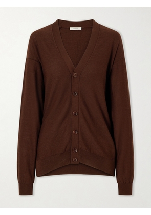 LEMAIRE - Twisted Wool-blend Cardigan - Burgundy - xx small,x small,small,medium,large,x large