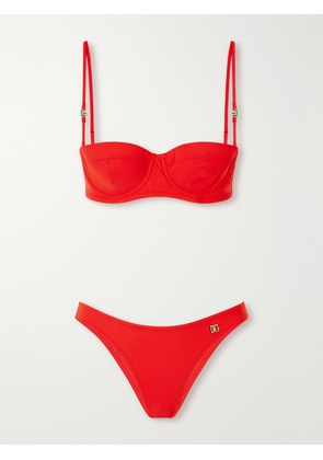 Dolce & Gabbana - Jersey Bikini Set - Red - 1,2,3,4,5