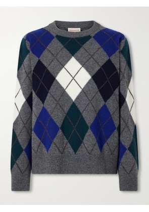 &Daughter - Ava Argyle Checked Wool Sweater - Multi - x small,small,medium,large,x large