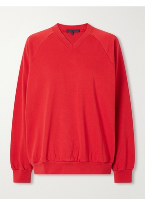 Tibi - Perfect T Vintage Jersey Sweatshirt - Red - xx small,x small,small,medium,large,x large