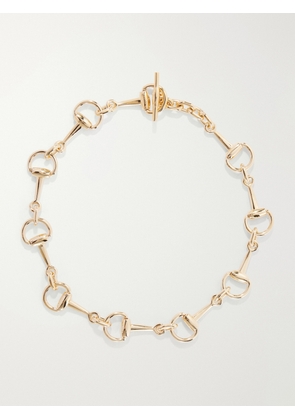 Gucci - Horsebit Gold-tone Necklace - One size