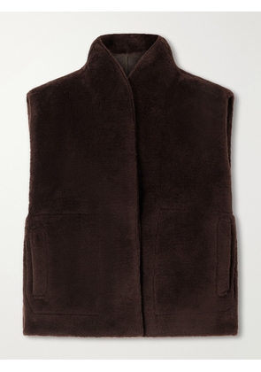 Sea - Annie Reversible Wool Vest - Brown - x small,small,medium,large,x large