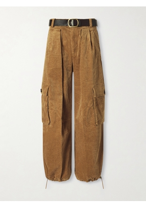 Sea - Garret Stretch Cotton-corduroy Balloon Pants - Green - US00,US0,US2,US4,US6,US8,US10,US12