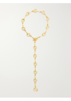 Gucci - Horsebit Gold-tone Necklace - One size
