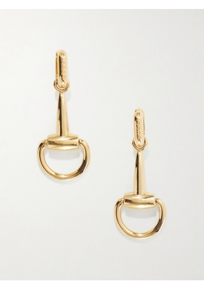 Gucci - Horsebit Gold-tone Earrings - One size