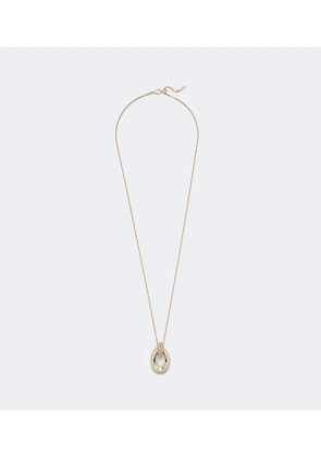 Messika Groove 18kt gold pendant necklace with diamonds