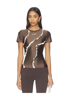 OperaSPORT Coleen Top in Chocolate. Size S. Also in XS, M, L, XL, XXL.