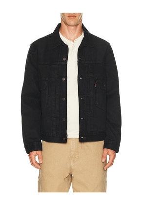 LEVI'S Type 2 Trucker Jacket in Black. Size S. Also in M, L, XL/1X.