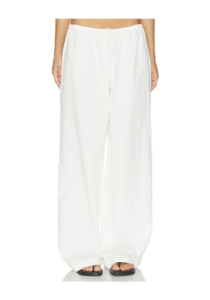 SRG Ainsley Pants in Ivory. Size XXS. Also in XS, S, M, L, XL.