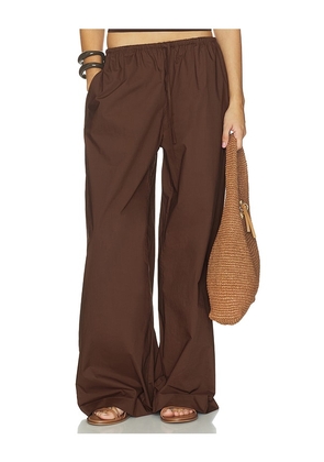 SRG Paloma Pants in Chocolate. Size XS. Also in S, M, L, XL.