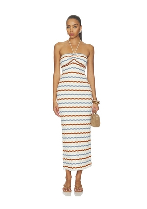 SAYLOR Pierrette Dress in Cream. Size S. Also in XS, M, L.