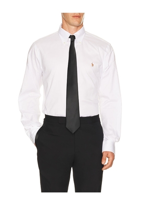 Polo Ralph Lauren Pinpoint Dress Shirt in White. Size 15.5. Also in 16, 16.5, 17, 17.5.