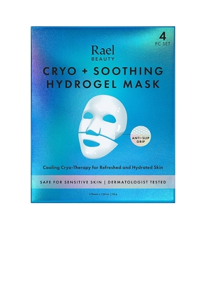 Rael Cryo + Soothing Hydrogel Mask 4 Count in Beauty: NA.