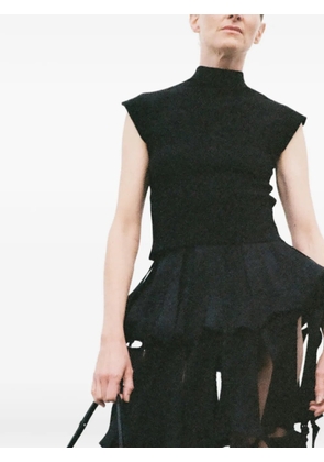 A.W.A.K.E. Mode knitted sleeveless top - Black