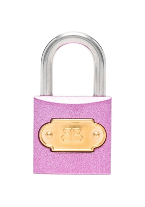 Balenciaga logo charm keyring - Pink