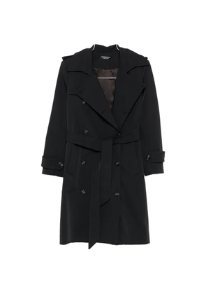 ALESSANDRO LEGORA double-breasted belted trench coat - Black