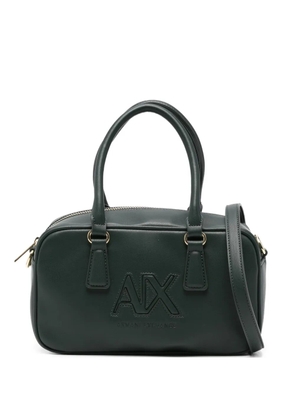 Armani Exchange logo-embossed tote bag - Green