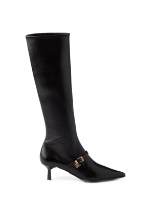 Prada stretch nappa leather boots - Black