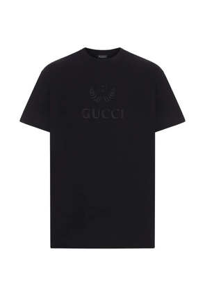Gucci cotton-jersey T-shirt with embroidery - Black