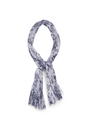 Orlebar Brown Zephra floral-print scarf - Blue